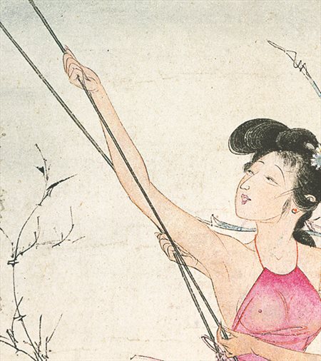 新邱-胡也佛的仕女画和最知名的金瓶梅秘戏图